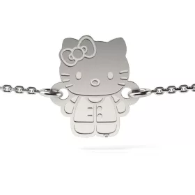 Bransoletka Hello Kitty ze srebrnym łańcuszkiem