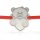 Srebrna bransoletka ze sznurkiem model Love Little Bear