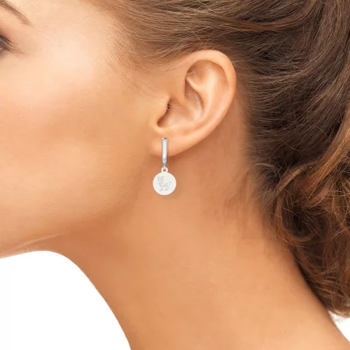 Srebrne kolczyki w kształcie Barana1