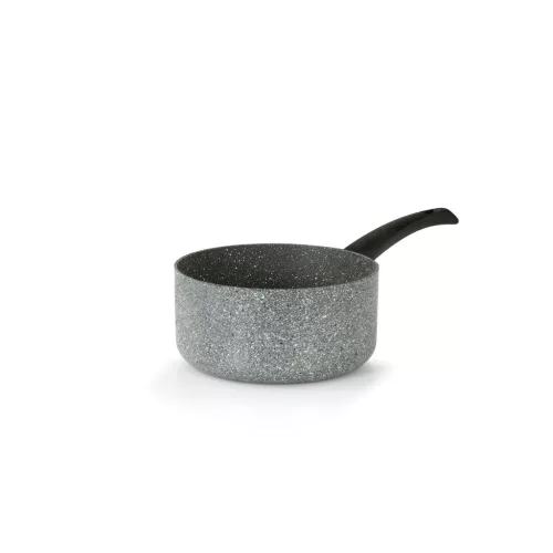 Rondel Flonal Pietra Viva z uchwytem do sosów, 16 cm, nieprzywierający Magma-Tech, dno 3 mm, gaz/elektryczna/vitroceramiczna