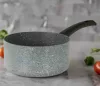 Rondel Flonal Pietra Viva z uchwytem do sosów, 16 cm, nieprzywierający Magma-Tech, dno 3 mm, gaz/elektryczna/vitroceramiczna
