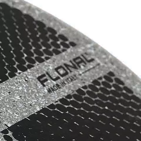 Rondel Flonal Pietra Viva z uchwytem do sosów, 16 cm, nieprzywierający Magma-Tech, dno 3 mm, gaz/elektryczna/vitroceramiczna