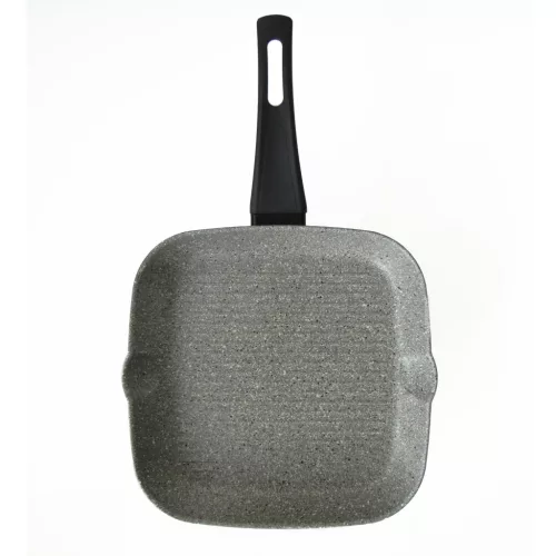 Patelnia grillowa Flonal Dura Induction, 28x28 cm, nieprzywierająca Magma-Tech Plus, do wszystkich płyt