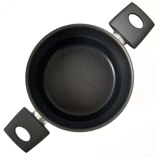 Garnek Flonal The Wall z 2 uchwytami i szklaną pokrywką, 20 cm, nieprzywierający PB-Tech, do gazu/elektrycznej/vitroceramicznej