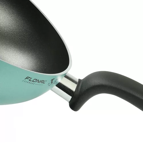 Wok Flonal The Wall, 26 cm, PB-Tech na bazie wody, dno 3,5 mm, do gazu/elektrycznej/vitroceramicznej