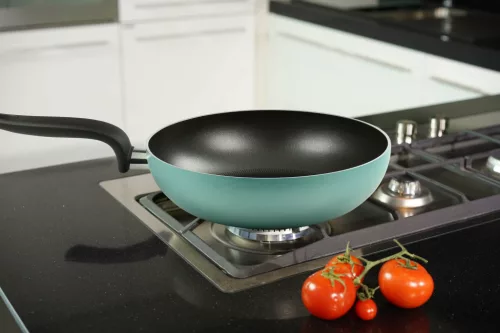 Wok Flonal The Wall, 26 cm, PB-Tech na bazie wody, dno 3,5 mm, do gazu/elektrycznej/vitroceramicznej