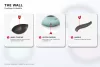 Wok Flonal The Wall, 26 cm, PB-Tech na bazie wody, dno 3,5 mm, do gazu/elektrycznej/vitroceramicznej