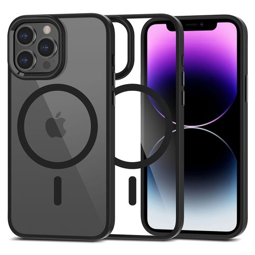 Etui Tech-Protect Magmat MagSafe do Apple iPhone 11 Pro czarno/przezroczyste