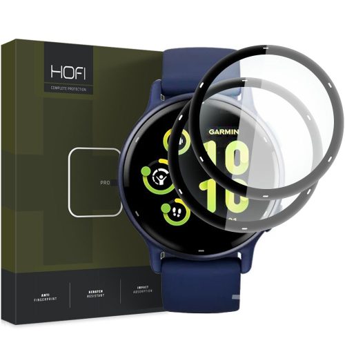 Zestaw 2 folii ochronnych Hofi Hybrid Pro+ do Garmin Vivoactive 5 Czarny