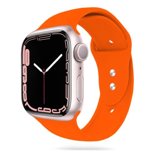 Pasek z ikonami Tech-Protect do Apple Watch 4/5/6/7/8/9/Se/Ultra 1/2 (42/44/45/49 mm) pomarańczowy
